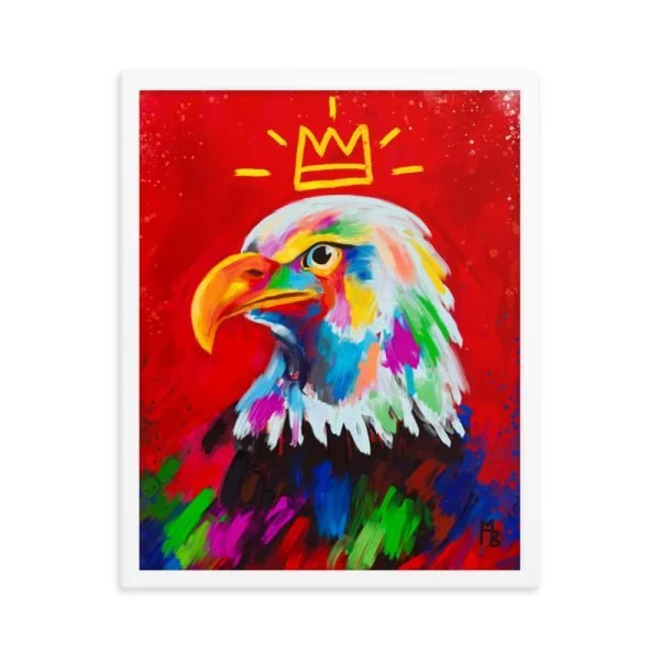 Eagle King Framed poster