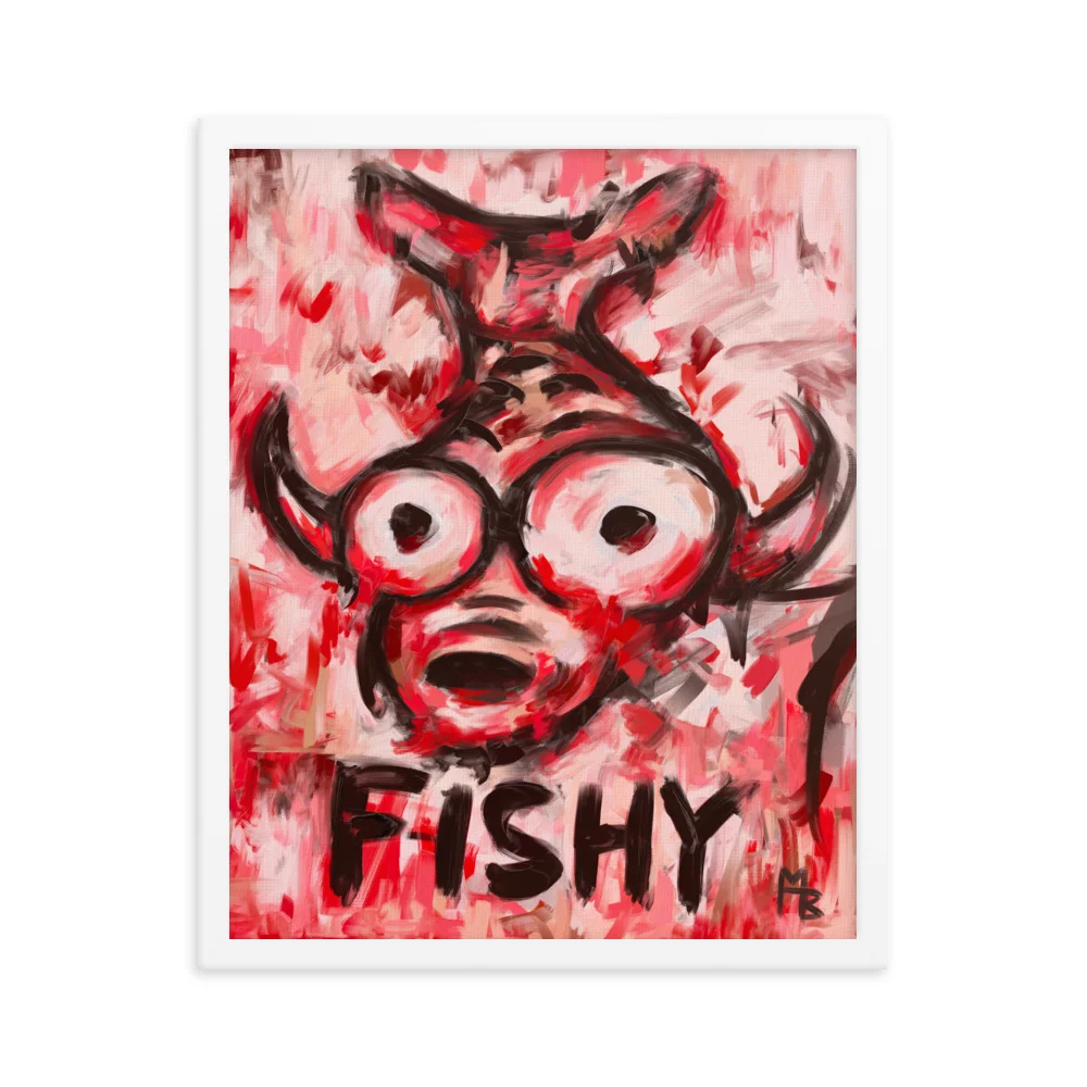 Fishy Framed poster - Image 4