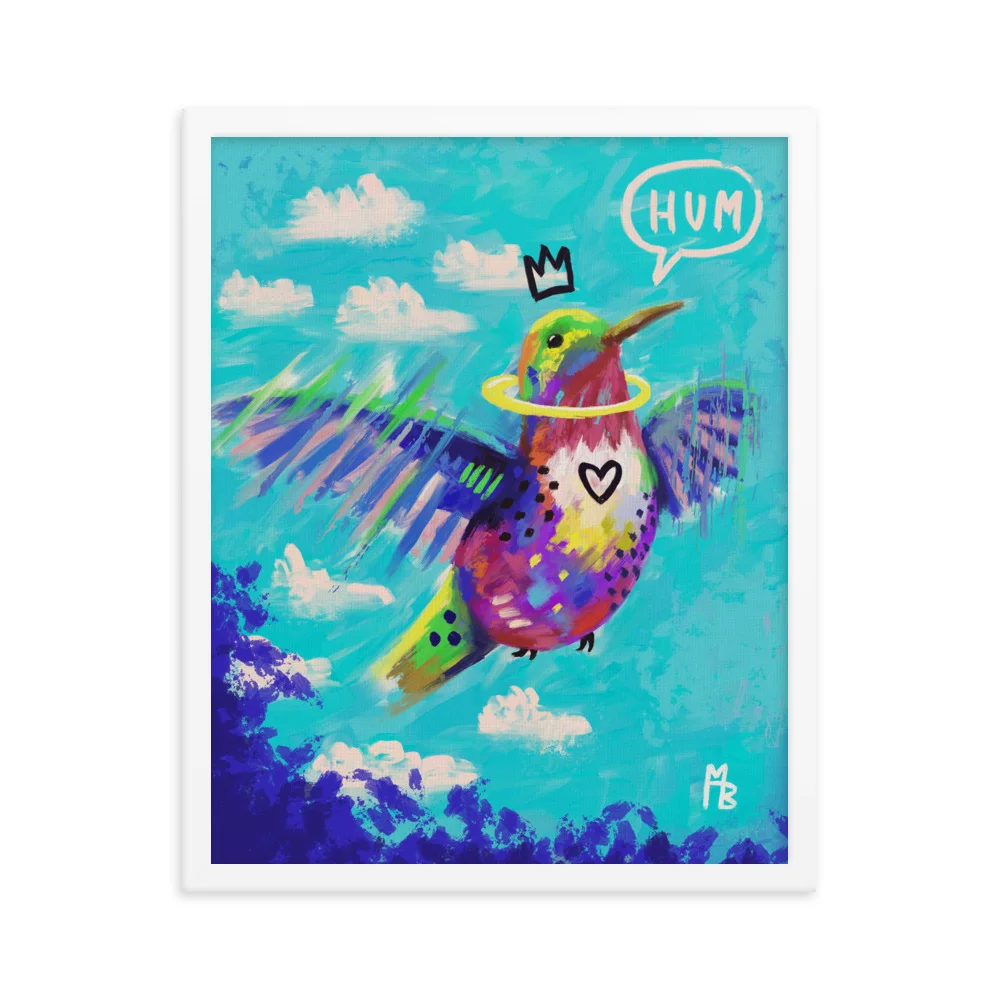 Hum Framed poster - Image 4