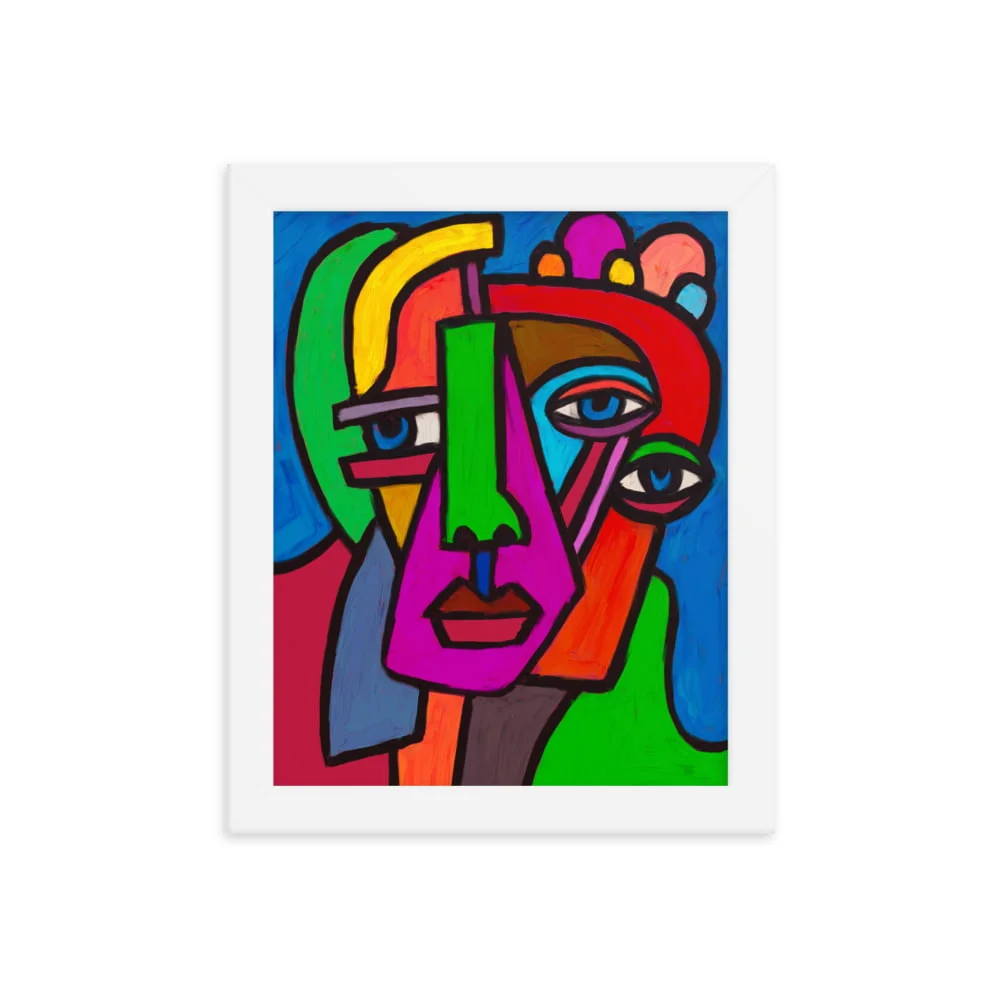 Abstract Ed Framed poster - Image 3