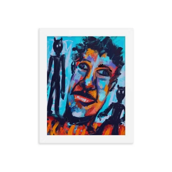 Distraction And Temptation Framed poster