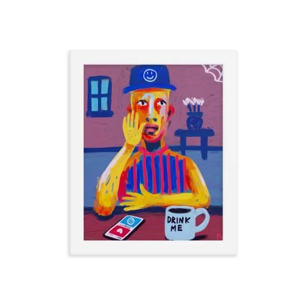 Drink Me Framed poster