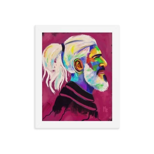 Dude Framed poster