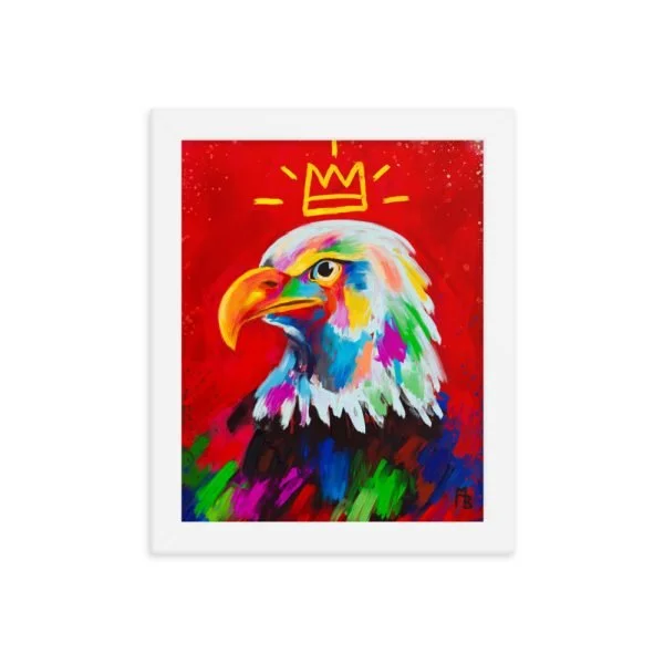 Eagle King Framed poster