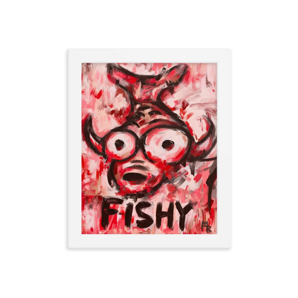 Fishy Framed poster - Image 3