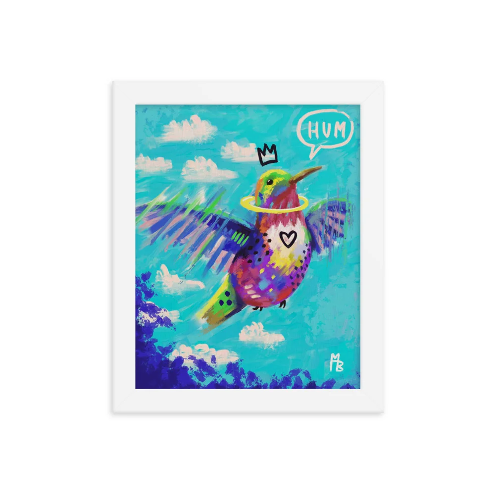 Hum Framed poster - Image 3