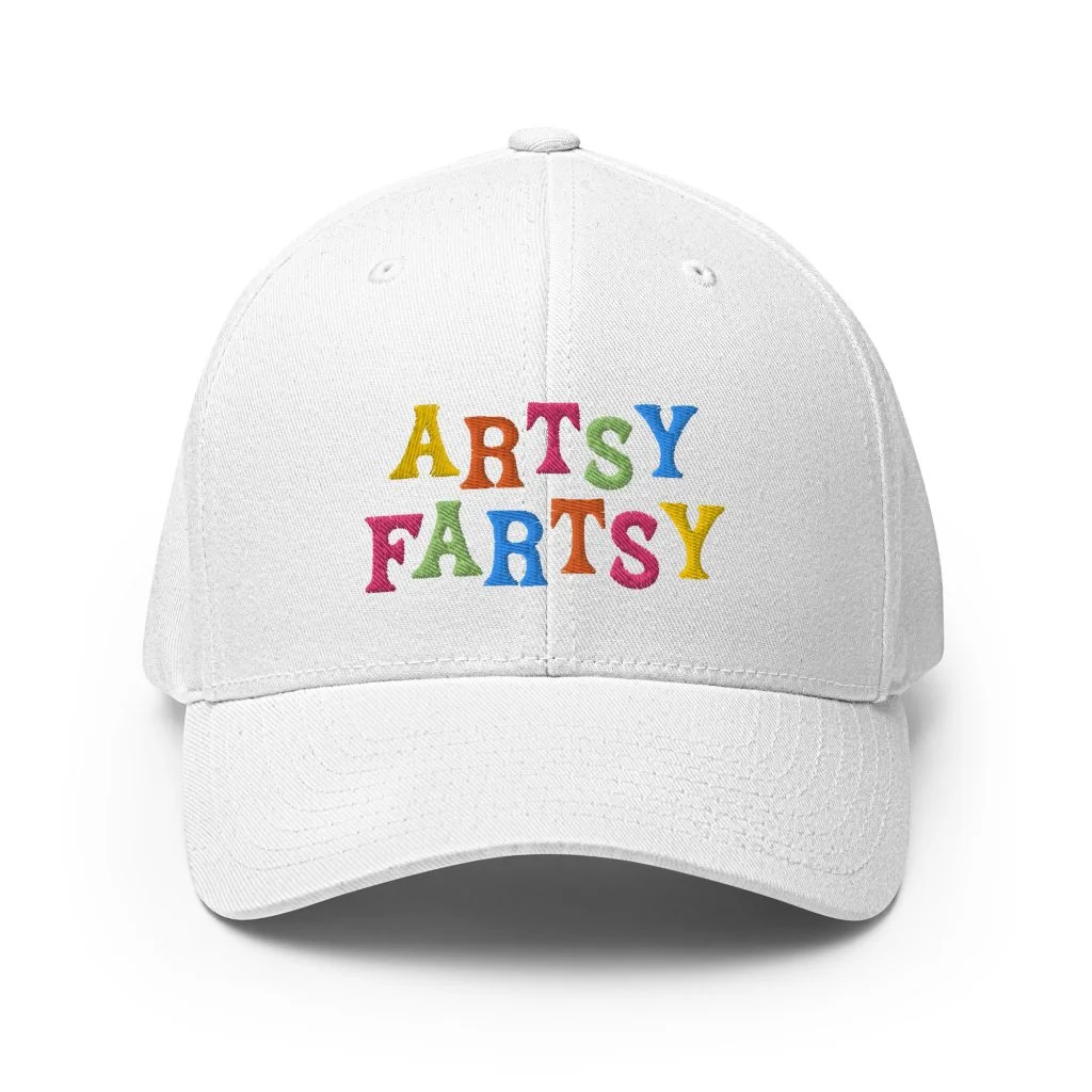 Artsy Fartsy Structured Twill Cap