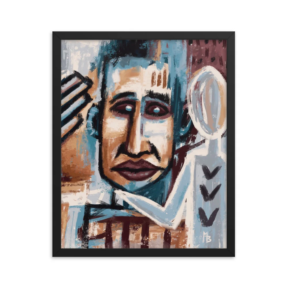 Pathetic Sympathetic Framed poster