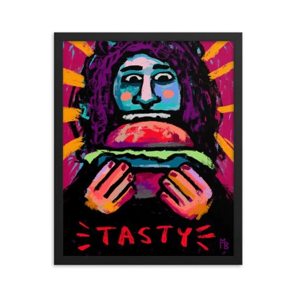 Tasty Framed poster