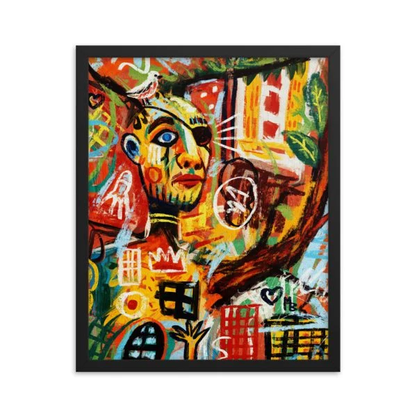 The Pirate Of Persistence Framed poster