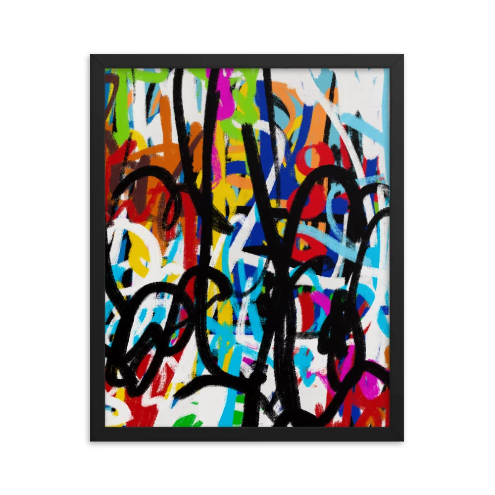 Untitled Abstract Framed poster