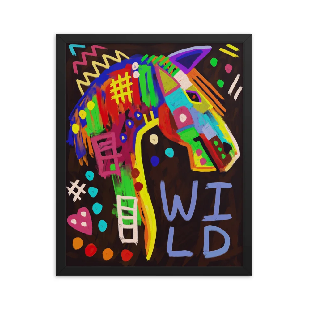 Wild Horse Framed poster