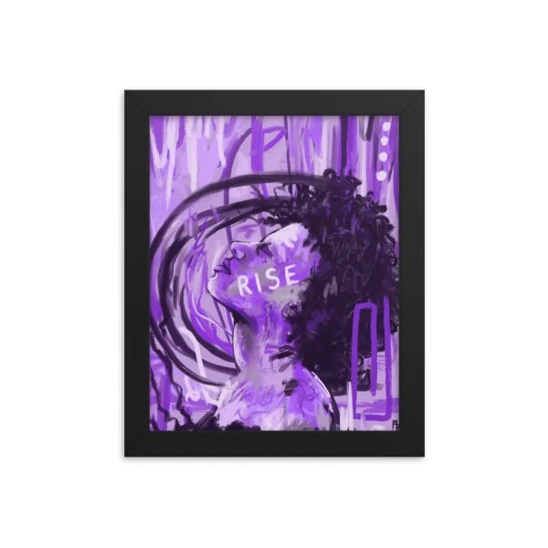Rise Framed poster