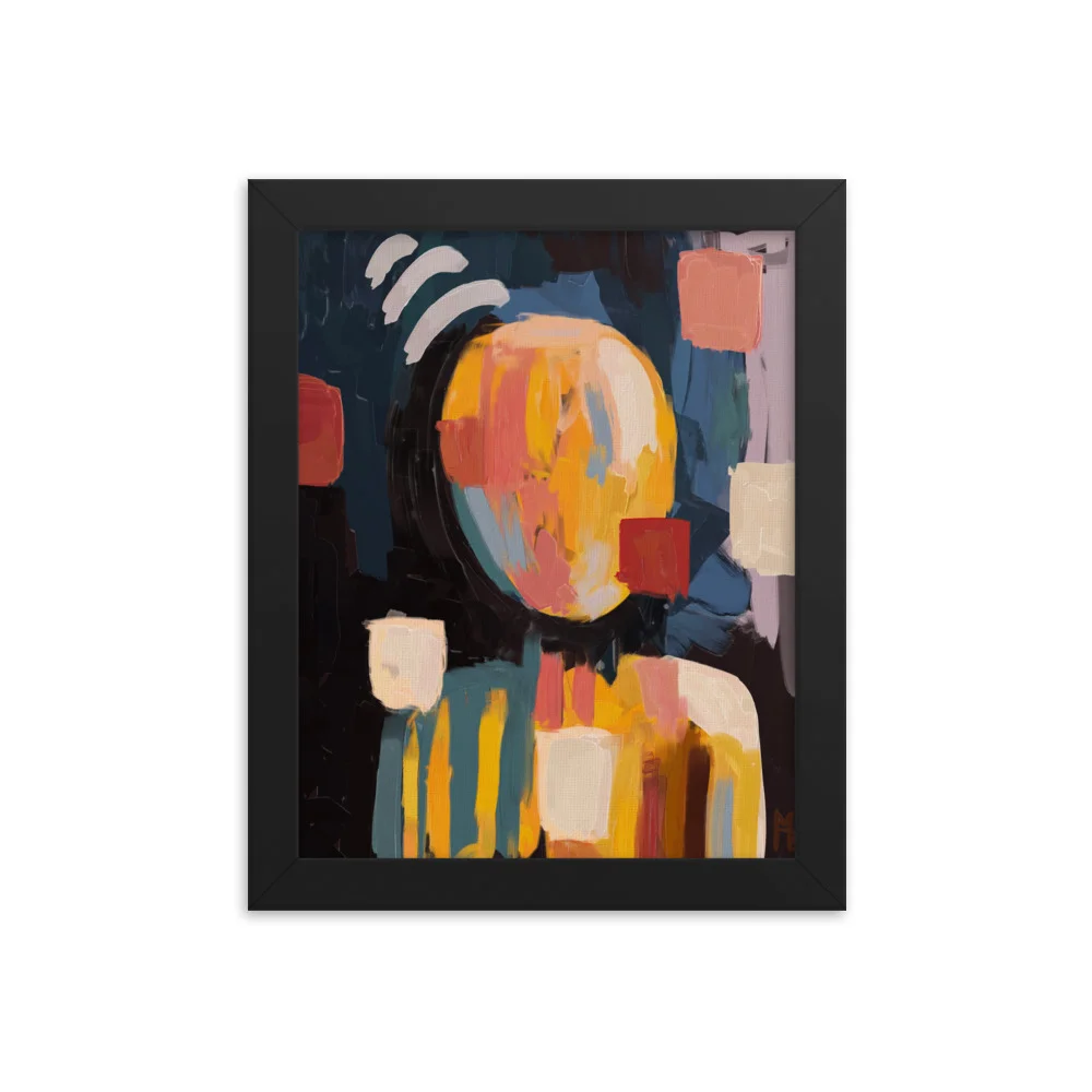 Square Dunce Framed poster - Image 2