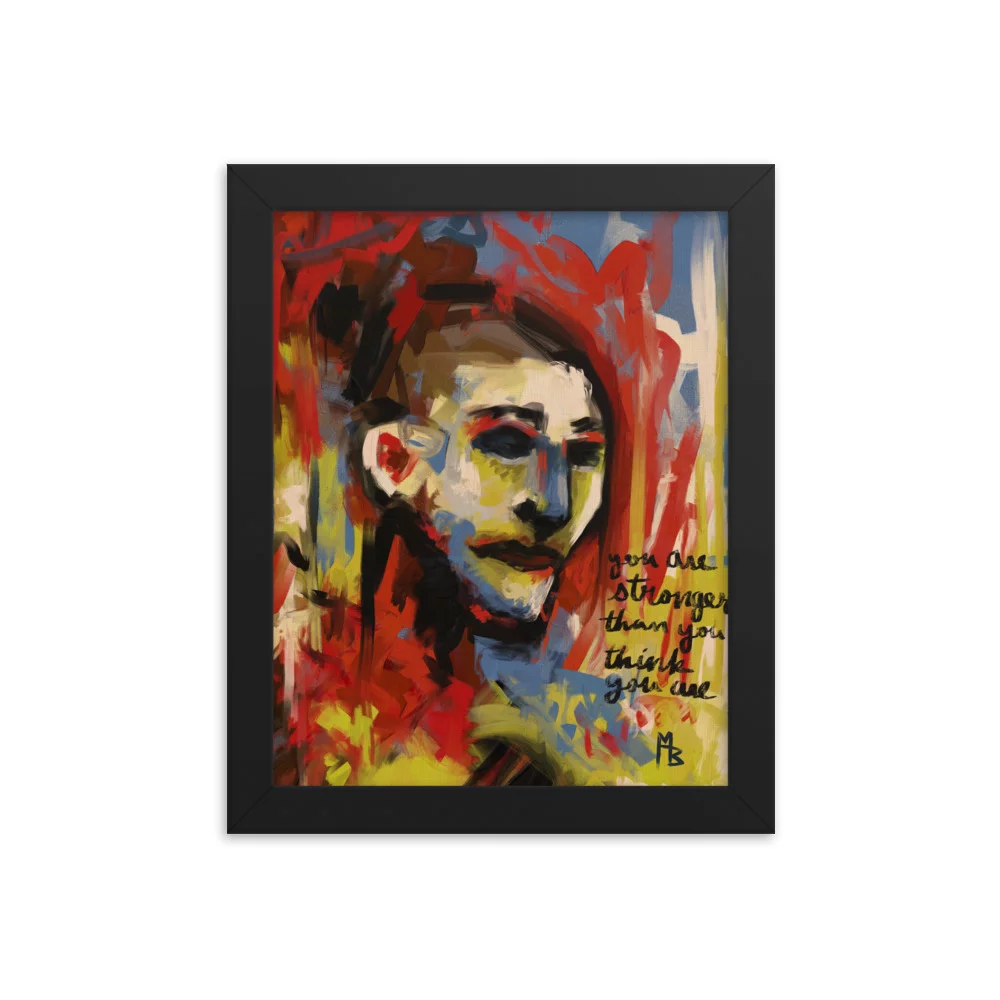 Stronger Framed poster - Image 2