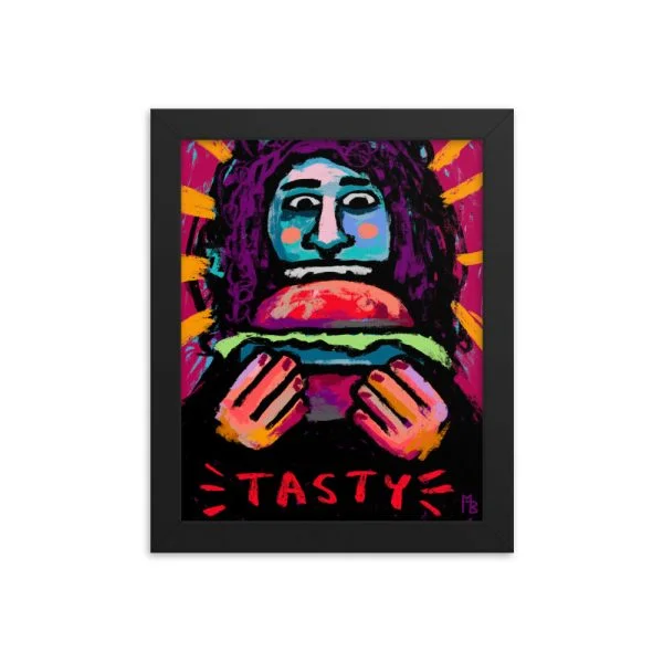 Tasty Framed poster
