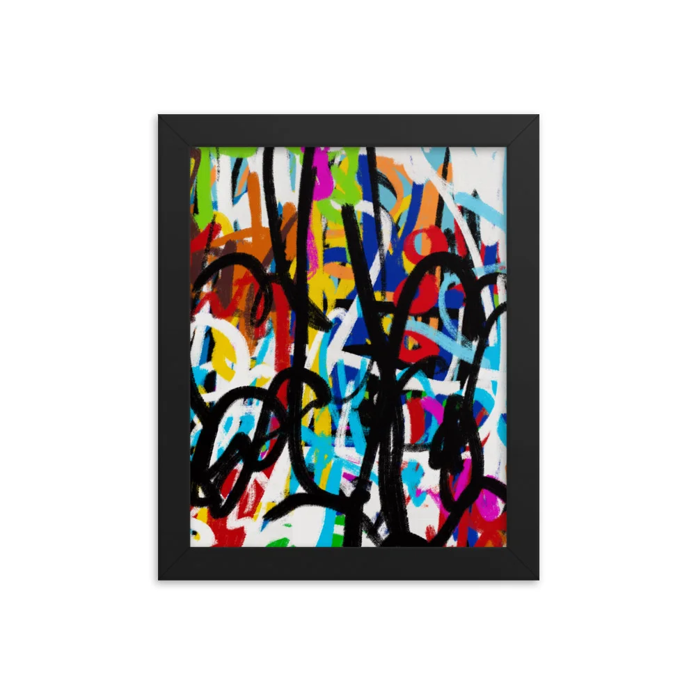 Untitled Abstract Framed poster - Image 2