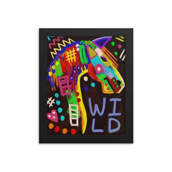 Wild Horse Framed poster