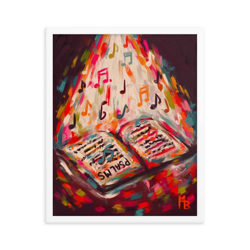 Psalms Framed poster - Image 4