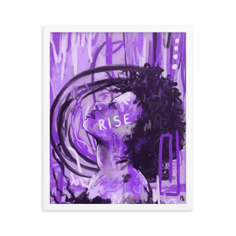 Rise Framed poster - Image 4