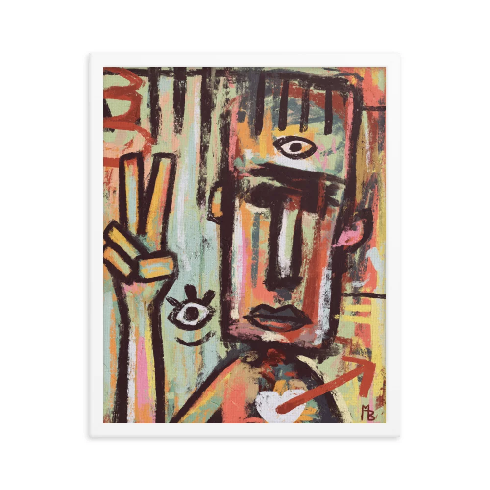 Stranger Danger Framed poster - Image 4