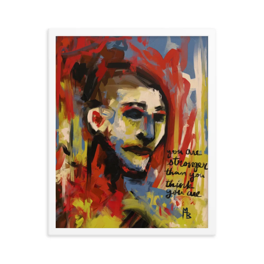 Stronger Framed poster - Image 4