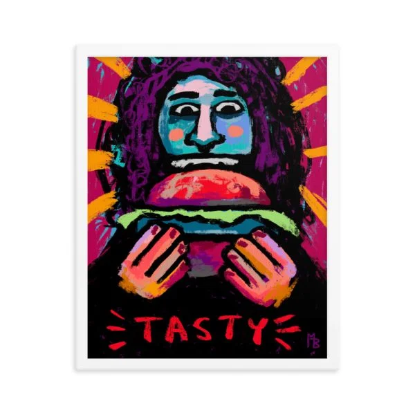 Tasty Framed poster