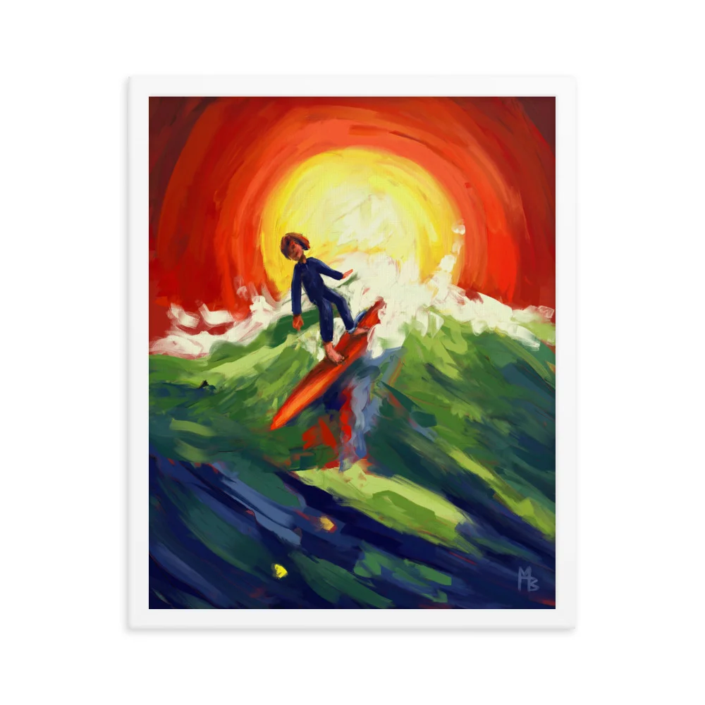 The Waves Of My Youth Framed poster - Image 4