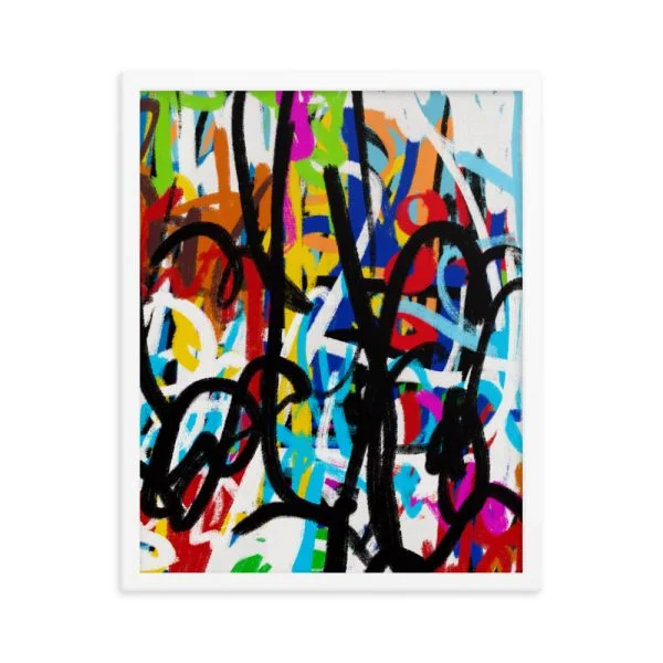 Untitled Abstract Framed poster