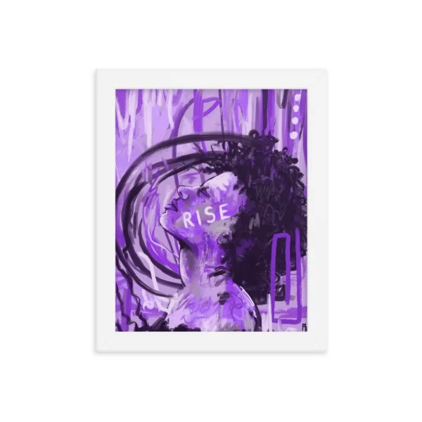 Rise Framed poster