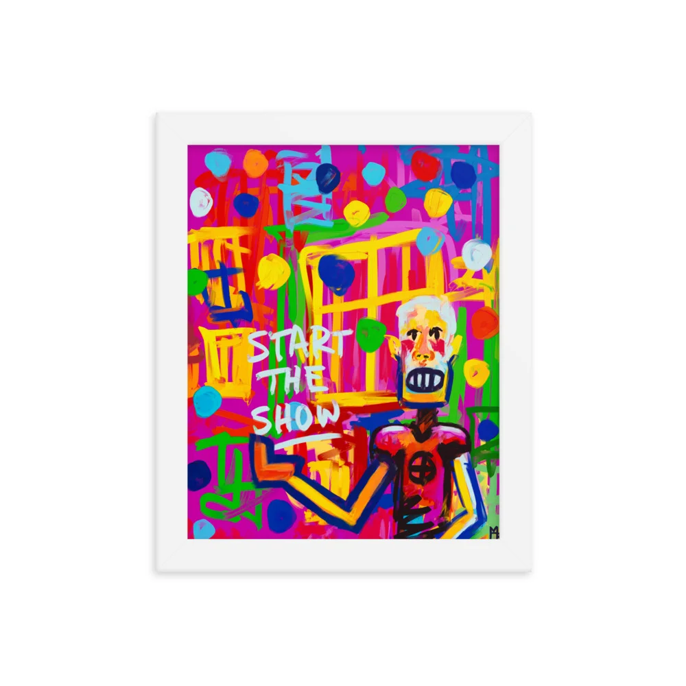 Start The Show Framed poster - Image 3