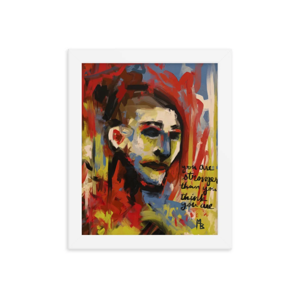 Stronger Framed poster - Image 3
