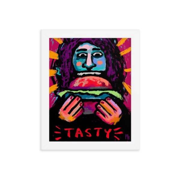 Tasty Framed poster