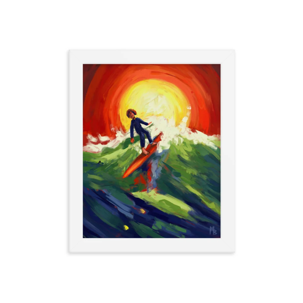 The Waves Of My Youth Framed poster - Image 3