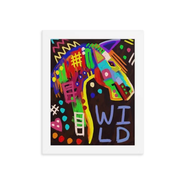 Wild Horse Framed poster
