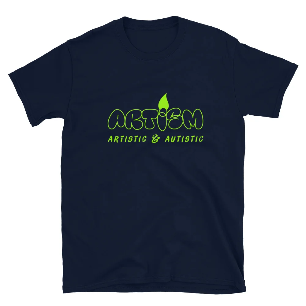 Artism Artistic & Autistic T-Shirt - Image 2